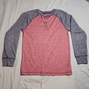 Boys Raglan Sleeve Henley Cat & Jack Shirt